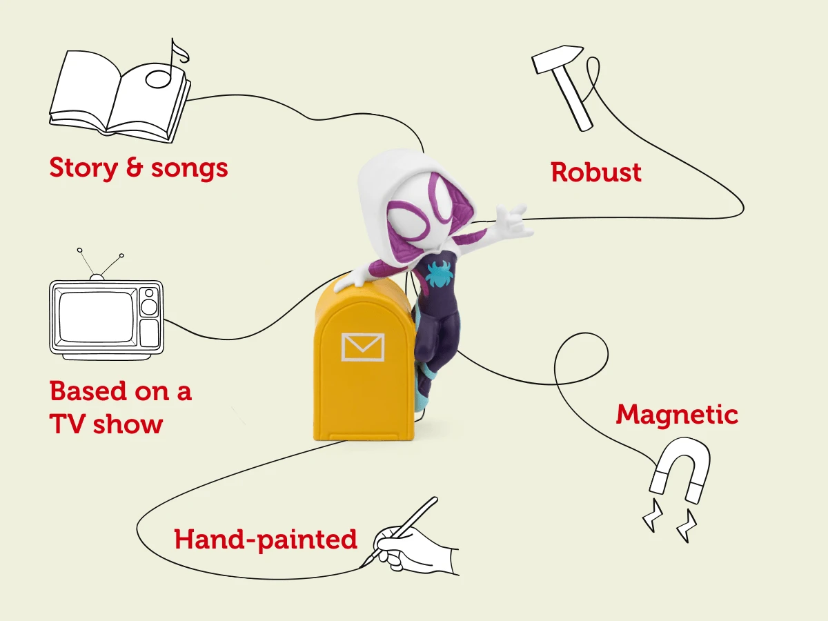 Tonies Audio Character - Marvel Spidey & His Amazing Friends: Ghost-Spider Tonie(Tonies Audio Character Marvel Spidey His Amazing Friends Ghost Spider Tonie) 10 Tonies Audio Character - Marvel Spidey & His Amazing Friends: Ghost-Spider Tonie(Tonies Audio Character Marvel Spidey His Amazing Friends Ghost Spider Tonie) - Image 8