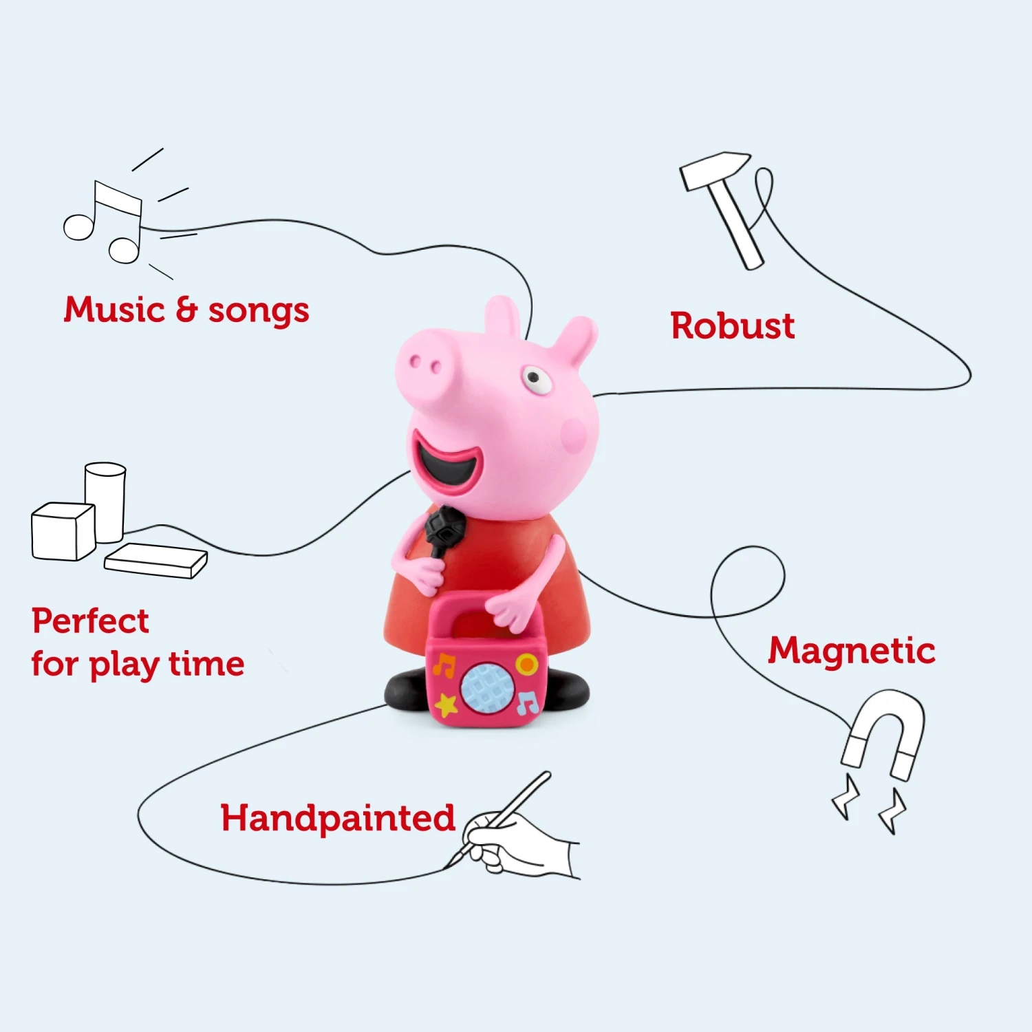 Tonies Audio Character - Peppa Pig My First Album Tonie(Tonies Audio Character Peppa Pig My First Album Tonie) 6 Tonies Audio Character - Peppa Pig My First Album Tonie(Tonies Audio Character Peppa Pig My First Album Tonie) - Image 4