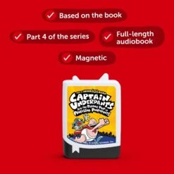 TONIES Pocket Tonie Captain Underpants And The Perilous Plot Of Professor Poopypants(Pocket Tonie Captain Underpants And The Perilous Plot Of Professor Poopypants Available From 20th October Pre Order From 13th October) -Tonies 24991055249488