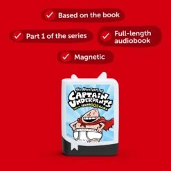 TONIES Pocket Tonie The Adventures Of Captain Underpants(Pocket Tonie The Adventures Of Captain Underpants Available From 20th October Pre Order From 13th October) -Tonies 24991056527440