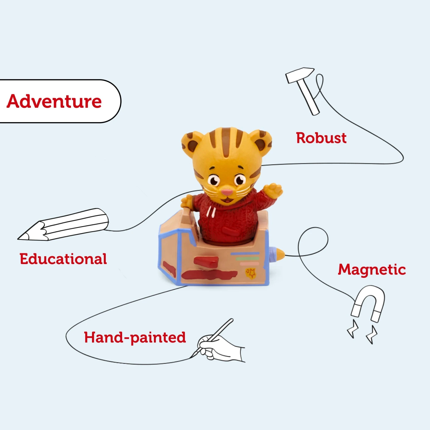 Tonies Audio Character Daniel Tiger's Neighbourhood Audio Classic Tonie Character(Tonies Audio Character Daniel Tigers Neighbourhood Audio Classic Tonie Character) 6 Tonies Audio Character Daniel Tiger's Neighbourhood Audio Classic Tonie Character(Tonies Audio Character Daniel Tigers Neighbourhood Audio Classic Tonie Character) - Image 4
