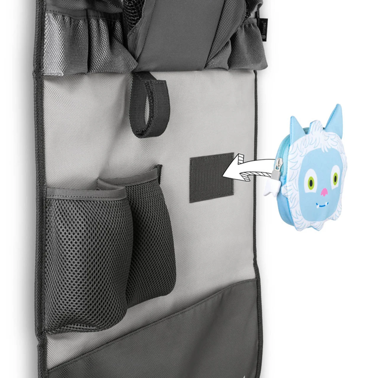 Tonies Car Organiser & Pouch - Yeti 5 Tonies Car Organiser & Pouch - Yeti - Image 3