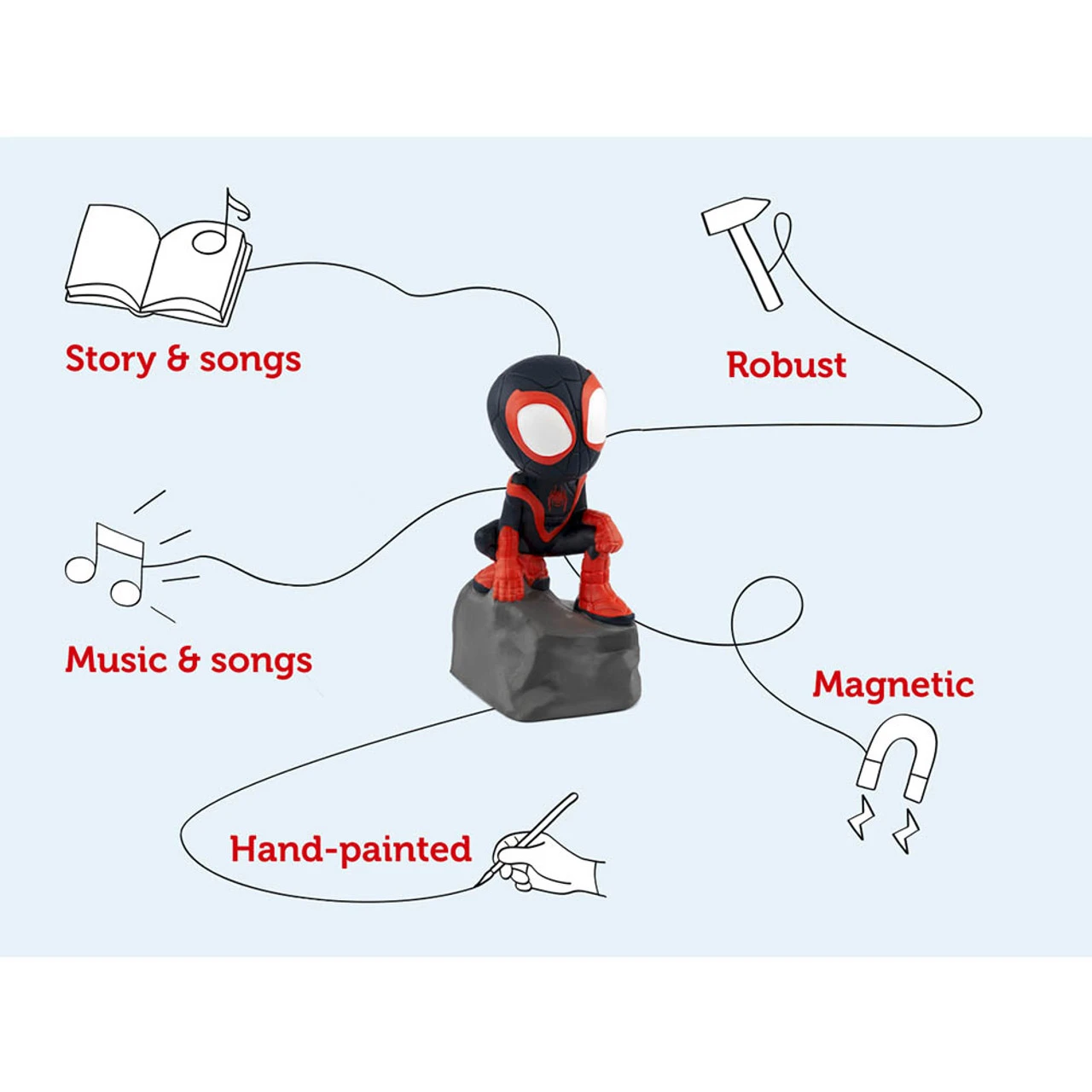 Tonies Spidey & His Amazing Friends - Miles Morales 7 Tonies Spidey & His Amazing Friends - Miles Morales - Image 5